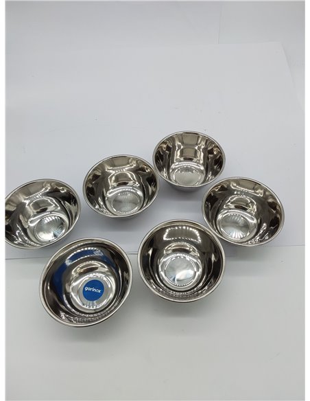 LACOR - 14012-6 bols pequeños GarInox INOX. 0,4 litros 