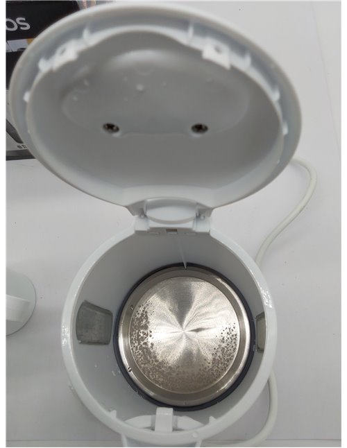 Russell Hobbs Hervidor de Agua Eléctrico Travel - 0,85 litros, 1000 W, Hervidor de Viaje, 2 Tazas y Cucharas, Filtro Extraíble, 