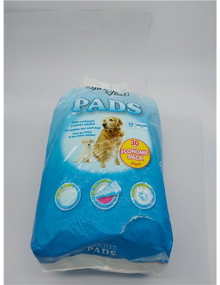 Arquivet, Pack Económico, Pads para perros súper absorbentes, Empapadores higiénicos educativos perros, Empapadores desechables,