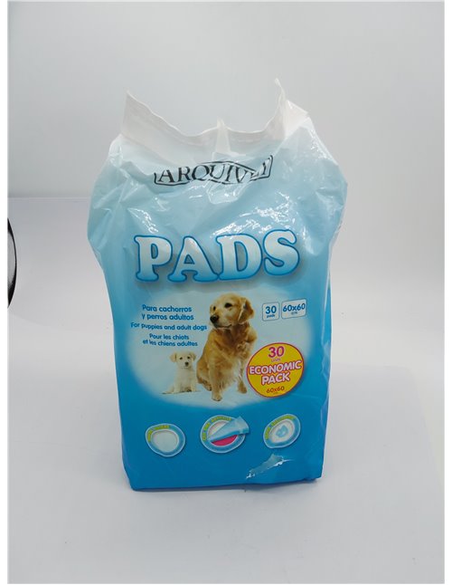 Arquivet, Pack Económico, Pads para perros súper absorbentes, Empapadores higiénicos educativos perros, Empapadores desechables,