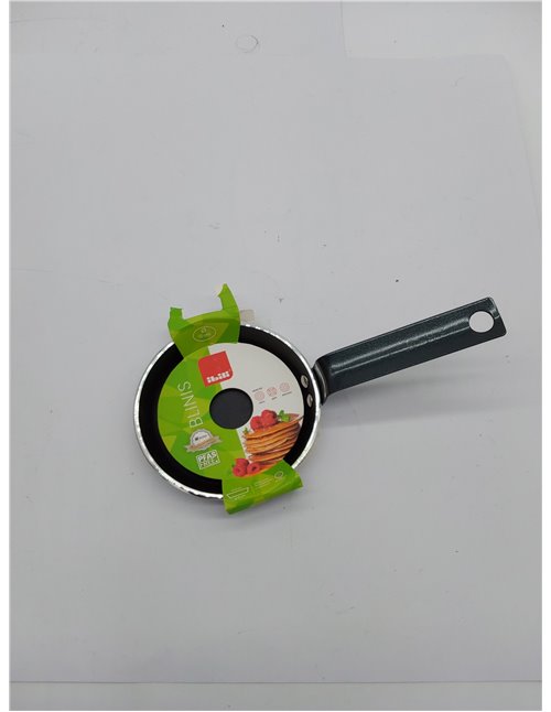 IBILI - Sarten blinis, 12 cms, Aluminio, Antiadherente, Especial vitroceramica 