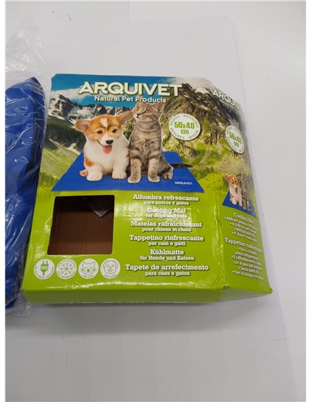 Arquivet- Alfombra refrescante para Perros y Gatos 40x50, Alfombra autorefrigerante, Pet Cooling Mat, Alfombra refrescante para 