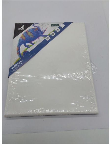 Kangaro K-810031 - Lienzo (lona, 24 x 30 cm), color blanco