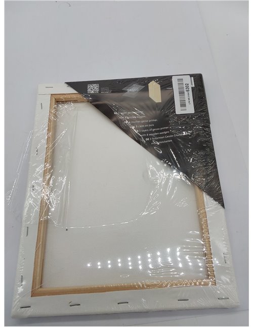 Kangaro K-810031 - Lienzo (lona, 24 x 30 cm), color blanco
