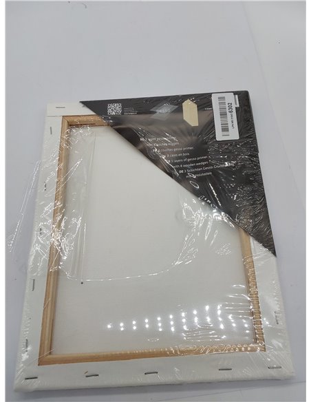 Kangaro K-810031 - Lienzo (lona, 24 x 30 cm), color blanco