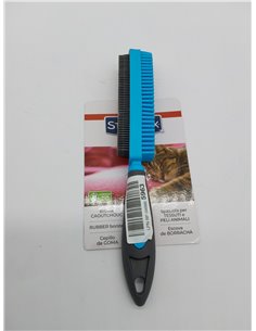 STARWAX - Cepillo textil de goma - desempolva ropa y textiles de muebles - bifacial y bimaterial - ergonómico - fácil de limpiar 2