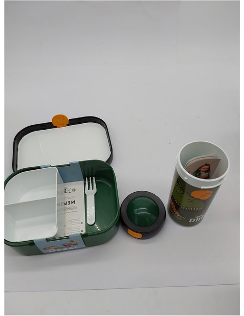 Mepal - Fiambrera Campus - Fiambrera para Niños con Vaso Escolar y Fiambrera - Fiambrera & Botella para Llevar - Apta para Lavav