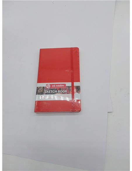 Royal Talens Art Creation - Cuaderno de bocetos (80 hojas, 140 g/m², 13 x 21 cm, tapa roja)