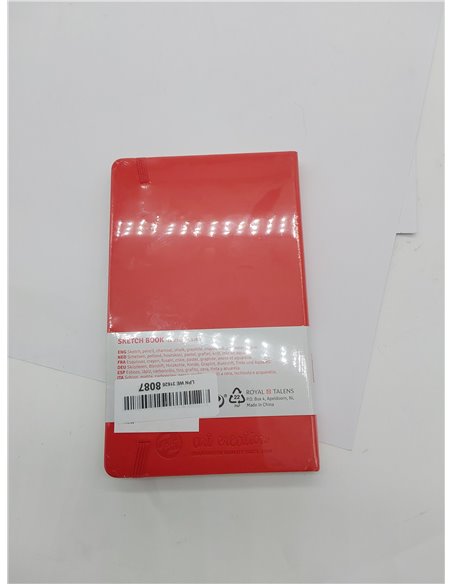 Royal Talens Art Creation - Cuaderno de bocetos (80 hojas, 140 g/m², 13 x 21 cm, tapa roja)