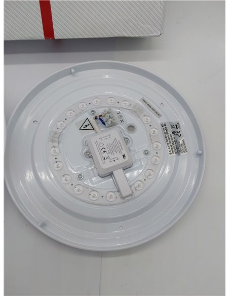 Lámpara de techo LED, decoración de cielo estrellado, lámpara de techo con luz blanca 4.000K 1.200lm, Ø28cm, LED integrado de 12