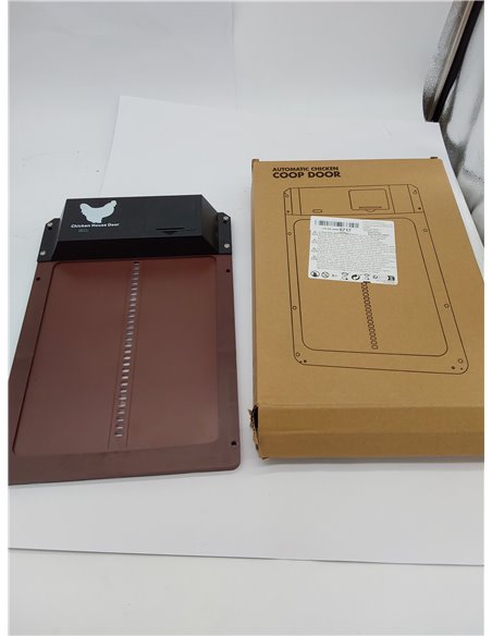 Puerta AutomáTica para Pollos, Puerta EléCtrica para Pollos AutomáTica, Abridor AutomáTico De Puerta para Gallinero, Puerta para