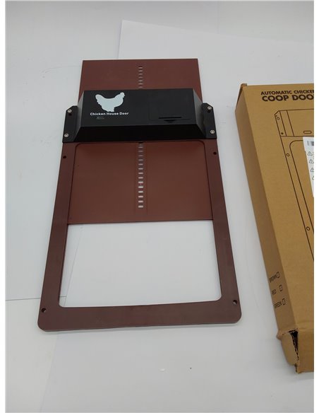 Puerta AutomáTica para Pollos, Puerta EléCtrica para Pollos AutomáTica, Abridor AutomáTico De Puerta para Gallinero, Puerta para