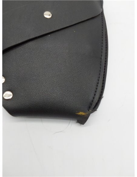 Pissente Funda de Cuero Bolsa Tijeras Peluquer¨ªa Cintur¨®n Extra¨ªble Multifuncional Herramientas Profesionales Peluquero