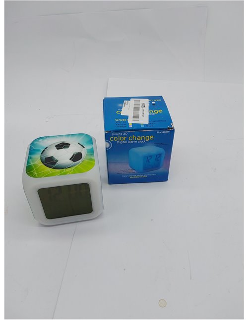 Reloj de fútbol, reloj despertador digital, reloj despertador de fútbol, reloj despertador de fútbol, reloj de escritorio, reloj