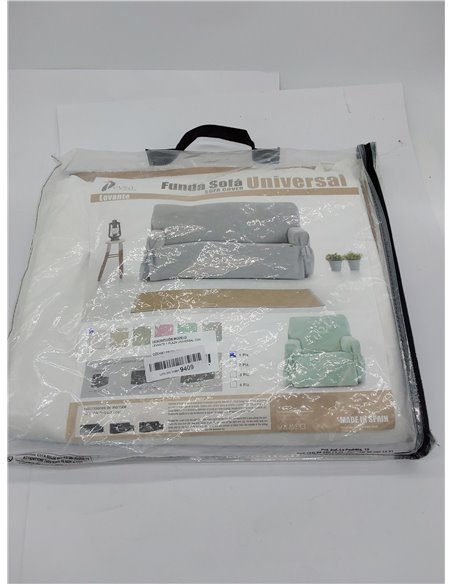 Eysa Levante Funda de sofá, Algodón, Blanco, 1 Plaza 