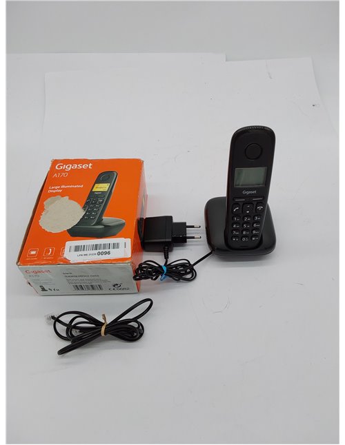 Gigaset a170, Acrilonitrilo butadieno estireno (ABS), Negro