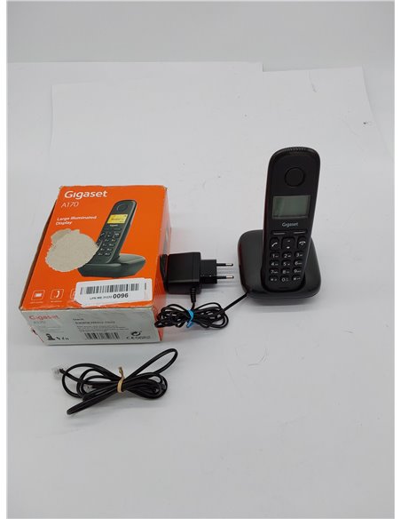 Gigaset a170, Acrilonitrilo butadieno estireno (ABS), Negro
