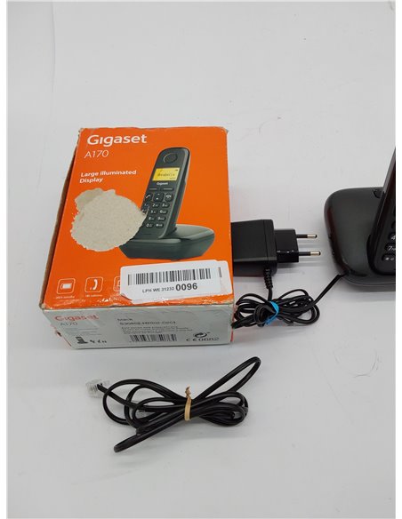 Gigaset a170, Acrilonitrilo butadieno estireno (ABS), Negro
