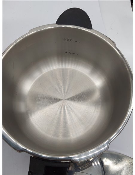 BRA Vitesse - Set duo ollas a presión, Metal, Plata, 4 y 7 litros.Aptas para todo tipo de cocinas,incluída inducción.
