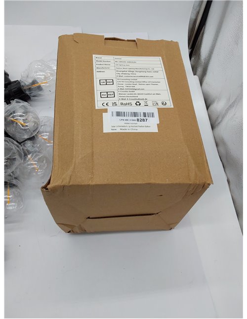 Joomer Guirnaldas de Luces Exterior con Enchufe, 15.2M Luces LED Exterior Jardin 20 Bombillas, 8 Modos Cadena de Luces Interior 
