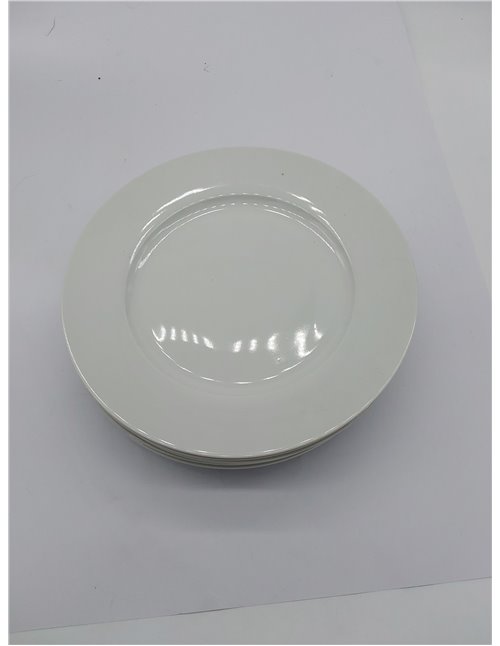 Amazon Basics platos llanos, 6 Unidad, 26.7 cm 