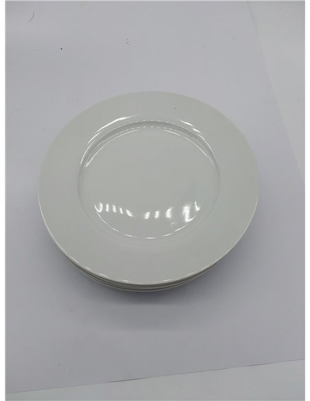 Amazon Basics platos llanos, 6 Unidad, 26.7 cm 