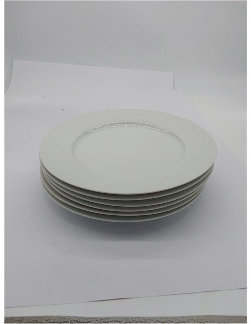 Amazon Basics platos llanos, 6 Unidad, 26.7 cm 