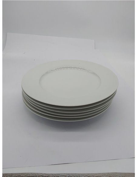 Amazon Basics platos llanos, 6 Unidad, 26.7 cm 