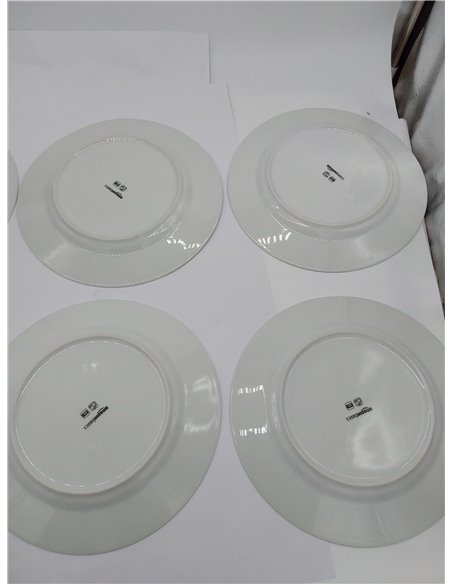 Amazon Basics platos llanos, 6 Unidad, 26.7 cm 
