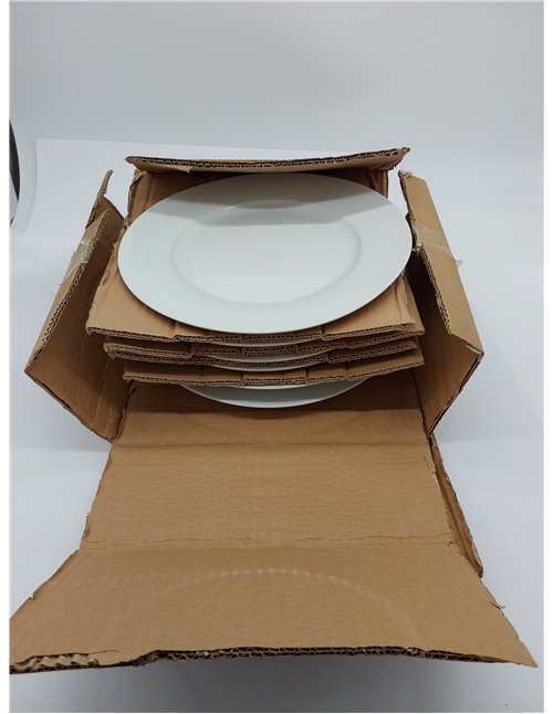 Amazon Basics platos llanos, 6 Unidad, 26.7 cm 