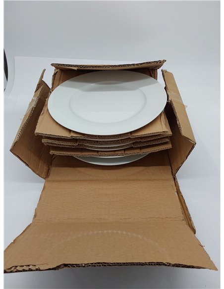 Amazon Basics platos llanos, 6 Unidad, 26.7 cm 