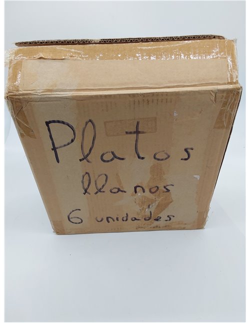 Amazon Basics platos llanos, 6 Unidad, 26.7 cm 