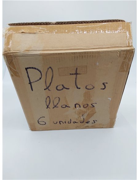 Amazon Basics platos llanos, 6 Unidad, 26.7 cm 