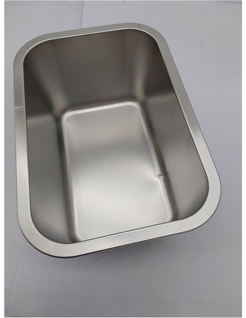 Cuenco grande para perros de 11,4 l, acero inoxidable, 36 x 27 x 15 cm, cuenco para perros grandes, agua y comida para perros gr