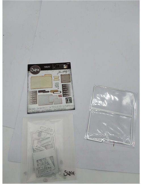 Juego de troqueles Sizzix Thinlits 54PK Specimen de Tim Holtz | 665930 | Capítulo 3 2022 