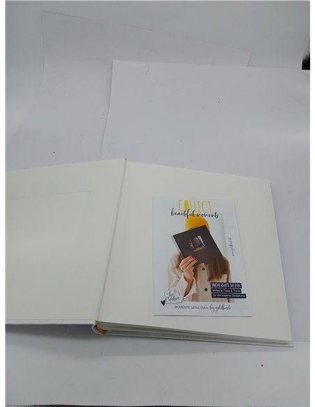 Goldbuch 31 485 Romeo álbum de Fotos, cartón, Blanco, 30 x 31 cm 