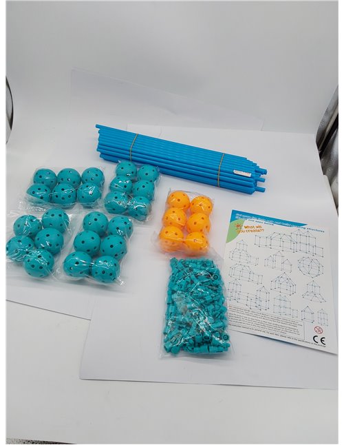 Relaxdays Kit de Construcción de Fuertes DIY, Cuevas Infantiles, 85 Pcs, Set para Construir, Unir Piezas, Multicolor 