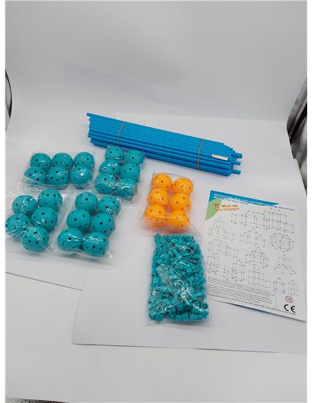 Relaxdays Kit de Construcción de Fuertes DIY, Cuevas Infantiles, 85 Pcs, Set para Construir, Unir Piezas, Multicolor 