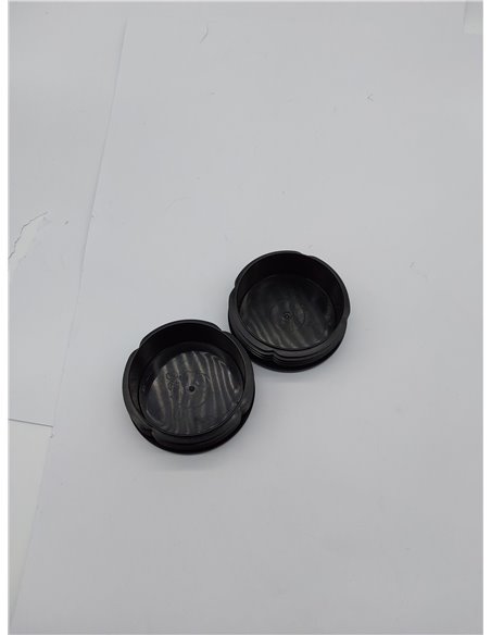 Plasticmetall Tapones de láminas redondos de 100 mm de diámetro, de polietileno, 2 unidades [estructura de erosión de chispas] t