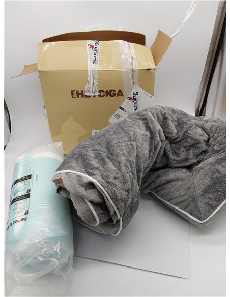 EHEYCIGA Cama Perro Grande 89x56x16cm, Colchon Perro Grandes Impermeable Lavable con Espuma Viscoelástica, Sofá Perro Desmontabl