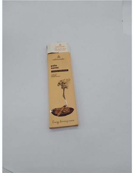 Calmveda Incienso Palo Santo Varillas- (80 Incienso orgánico) Sin Carbón, Flor Reciclada | Incienso Espiritual de Limpieza | Inc