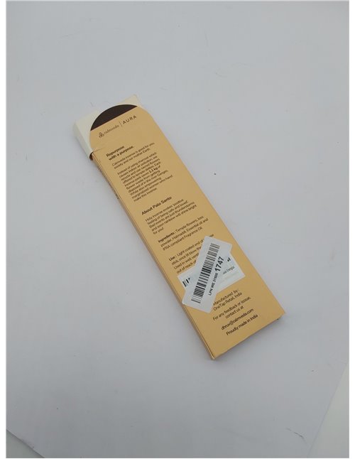 Calmveda Incienso Palo Santo Varillas- (80 Incienso orgánico) Sin Carbón, Flor Reciclada | Incienso Espiritual de Limpieza | Inc