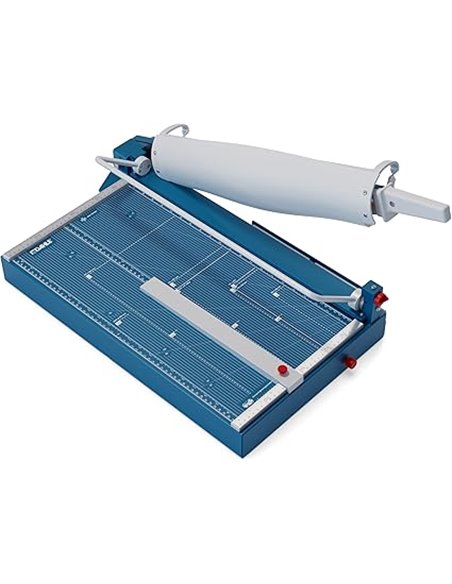 Dahle 567 Safety Guillotine dimensiones 365 x 600 mm, longitud de corte 550 mm, capacidad de corte 3,5 mm, 35 hojas