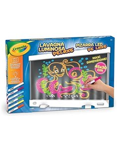 CRAYOLA Pizarra Led, Multicolor, Juego de 8 piezas