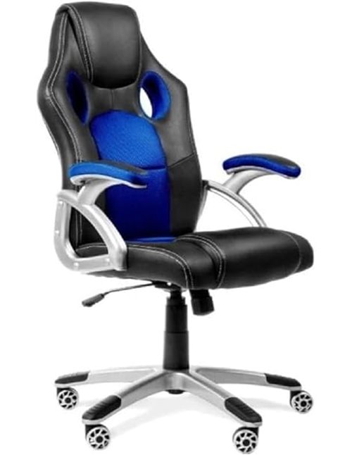 PYC Silla Gaming Almansa similpiel Negro y Azul