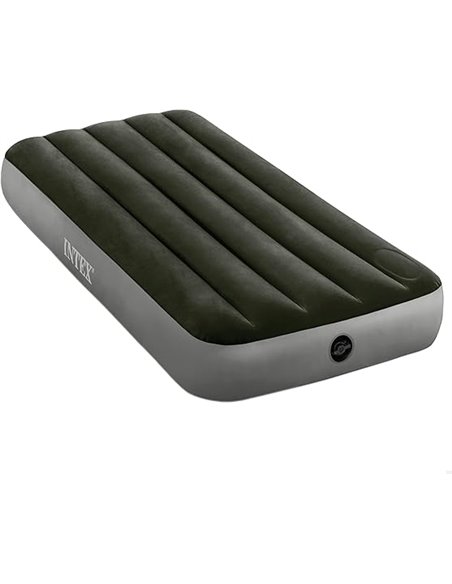 INTEX Colchón Inflable con Hinchador Integrado Fiber-Tech Downy