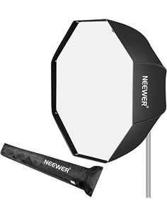 Neewer Softbox octágono de 95 cm con Bolsa de Transporte Compatible con Speedlite, Studio Flash, Caja Blanda portátil para Estud