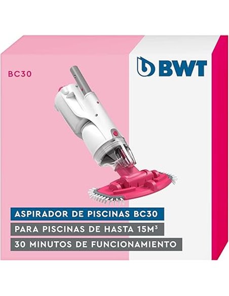 BWT BC30 - Aspirador de Piscina | Limpieza eficaz de Piscinas de hasta 15 m³ | Funcionamiento inalámbrico con máxima Libertad de
