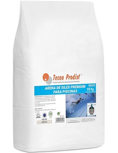 Tecno Prodist Arena DE Silex Premium para Piscinas (Saco 10 Kg) Granulometría 0,4 a 0,8 mm - Ideal para el Filtro de su Piscina.