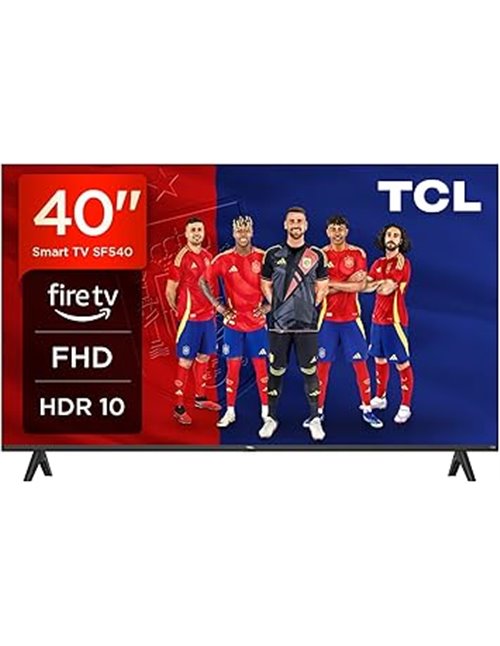 TCL 40SF540 - Téléviseur Intelligent FHD 40 Pouces - HDR & HLG-Dolby Audio-DTS Virtual X/DTS-HD-Metal Bezel-Less-Dual-Band WiFi 